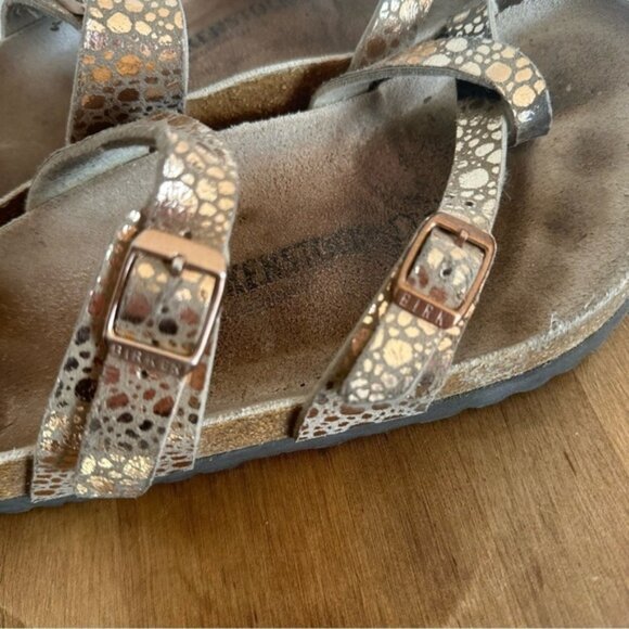 Ladies Gold Rhinestone Sparkle Sandals Comfort Flats (US.10  Gold Metallic Sandals Womens Size EU40 US10 Sparkle Toe Strap